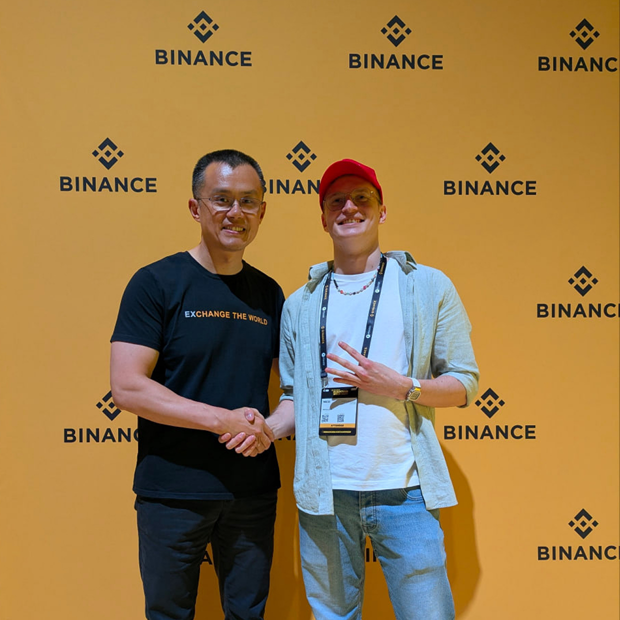 Коля знакомится с Changpeng Zhao